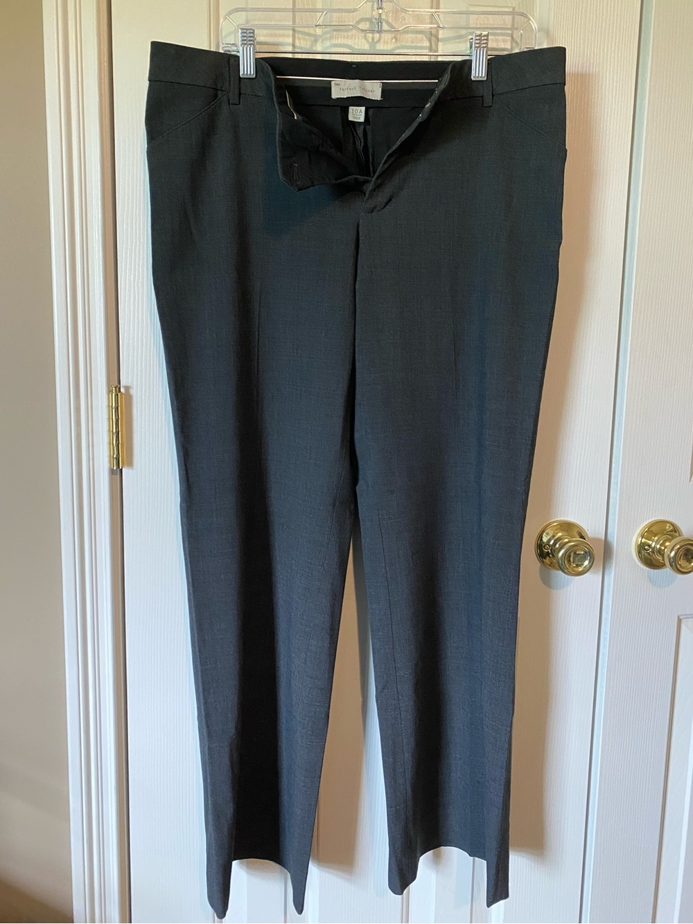 Gap Perfect Trouser Charcoal Gray Women’s Pants, Size 10A